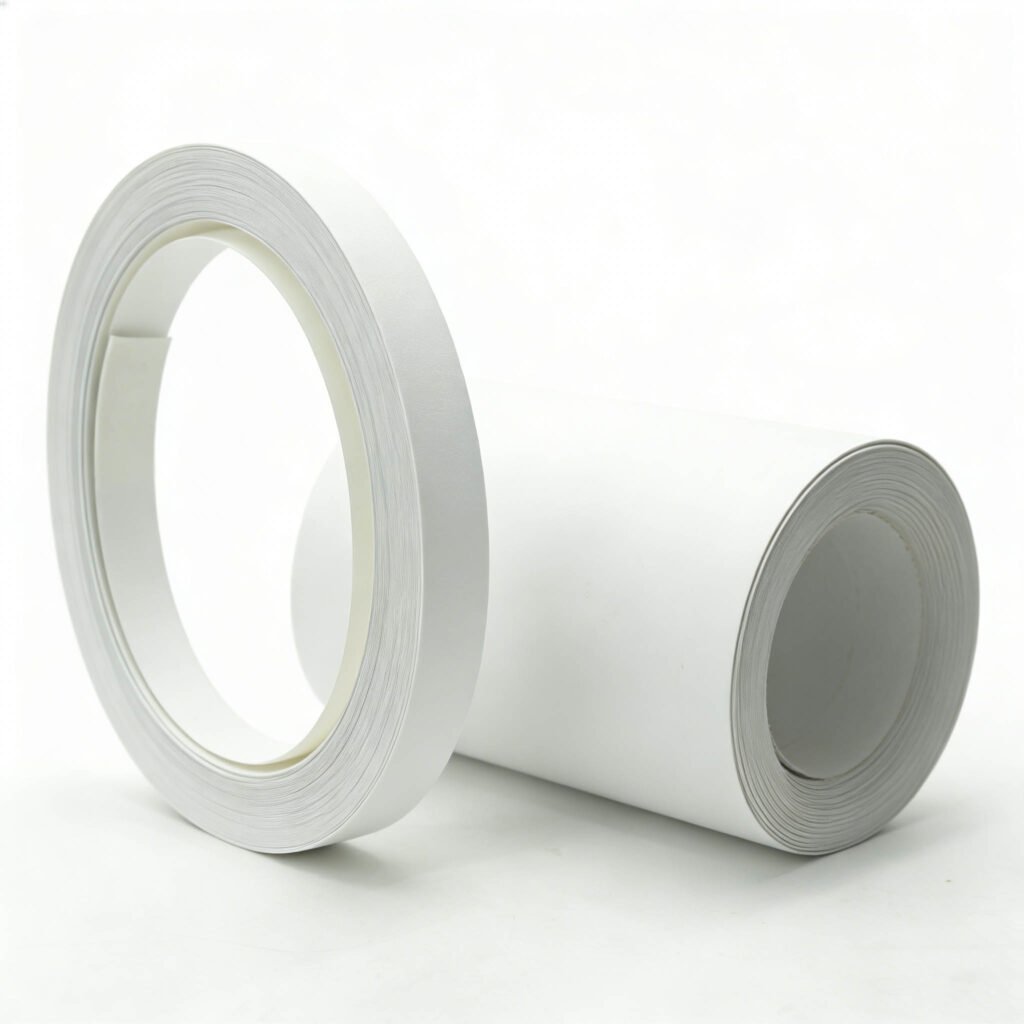 3mm white PVC edge banding rolls for furniture edge sealing