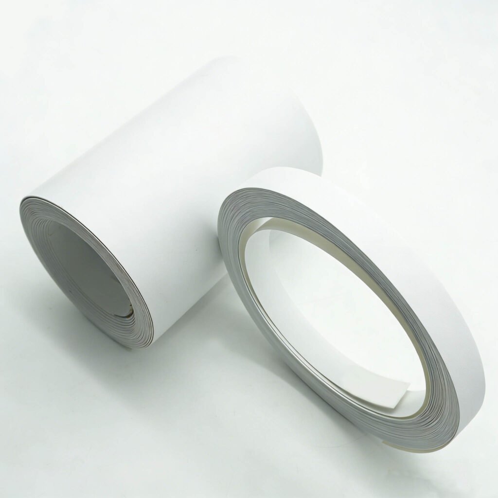 3mm white PVC edge banding tape furniture edging banding roll