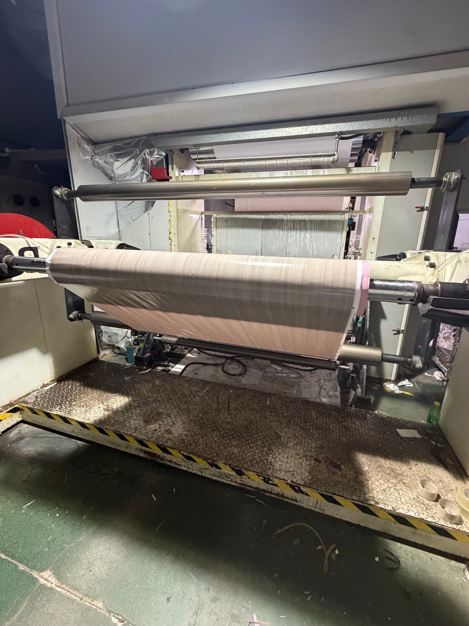 Production Arrangement PVC film machine, production arrangement in workshop