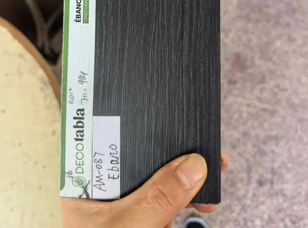 Wood-Grain and Textured Black Edge Banding