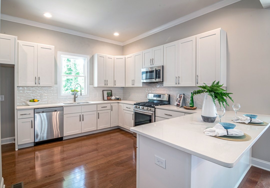 Decorative cabinets and interior furniture with high gloss edge banding