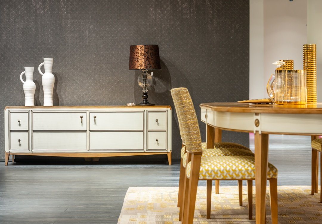Wardrobes and bedroom furniture with high gloss edge banding