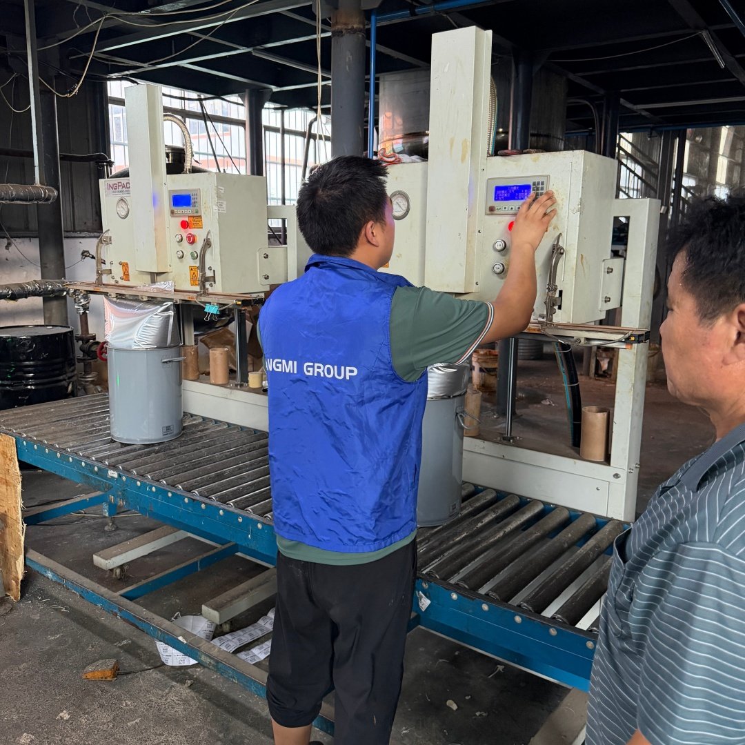 PUR hot melt adhesive quality control inspection